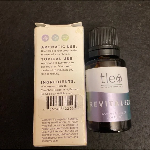 TLEO Revitalize Blend Pure Essential Oil 0.5oz - Picture 2 of 2